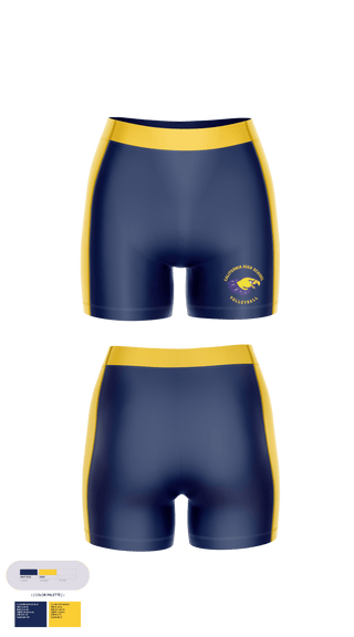 Women's Compression Shorts, California High School Volleyball, Women's Volleyball, Teamtime, Team time, sublimation, custom sports apparel, team uniforms, spirit wear, spiritwear, sports uniforms, custom shirts, team store, custom team store, fundraiser sports, apparel fundraiser
