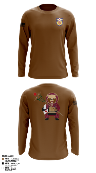 Long Sleeve Performance Shirt, MEDDAC-Japan, , Teamtime, Team time, sublimation, custom sports apparel, team uniforms, spirit wear, spiritwear, sports uniforms, custom shirts, team store, custom team store, fundraiser sports, apparel fundraiser