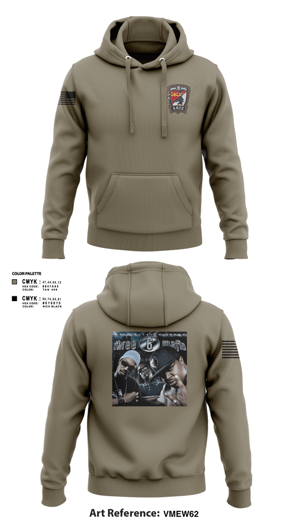 Hoodie, 3-6 Mafia, Army, Teamtime, Team time, sublimation, custom sports apparel, team uniforms, spirit wear, spiritwear, sports uniforms, custom shirts, team store, custom team store, fundraiser sports, apparel fundraiser