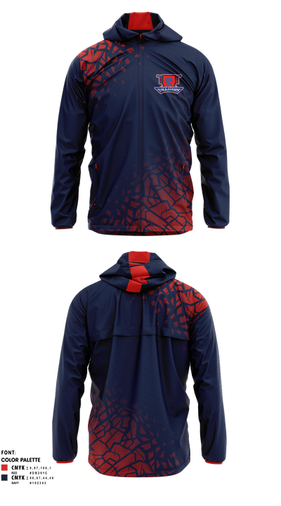 Niles Middle School Soccer 12212356 Windbreaker - 3