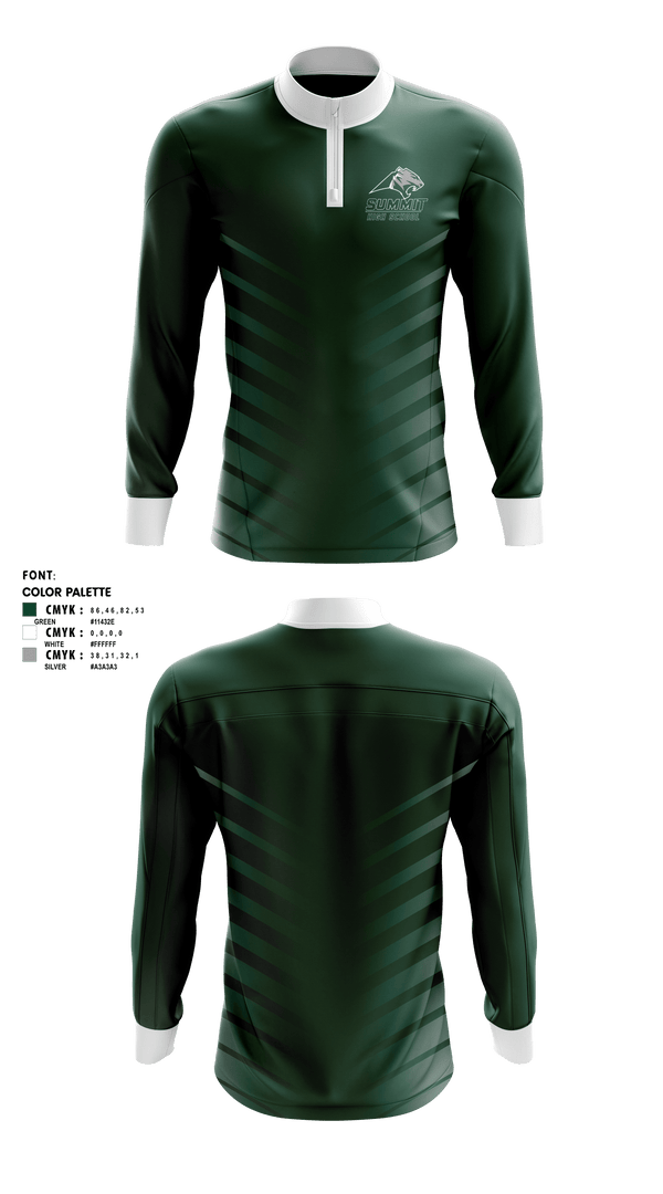 Quarter Zip Jacket, Summit High School Volleyball, Women's Volleyball, Teamtime, Team time, sublimation, custom sports apparel, team uniforms, spirit wear, spiritwear, sports uniforms, custom shirts, team store, custom team store, fundraiser sports, apparel fundraiser