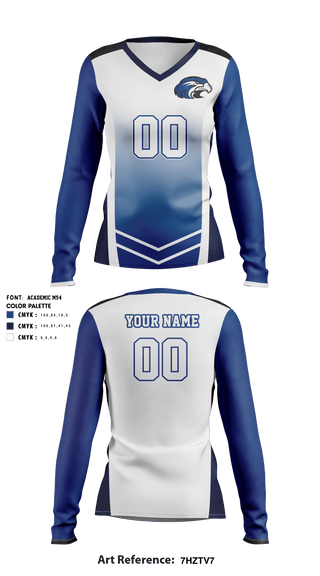 Women's Long Sleeve Vneck Shirt, Shorter University Athletics Volleyball, Women's Volleyball, Teamtime, Team time, sublimation, custom sports apparel, team uniforms, spirit wear, spiritwear, sports uniforms, custom shirts, team store, custom team store, fundraiser sports, apparel fundraiser