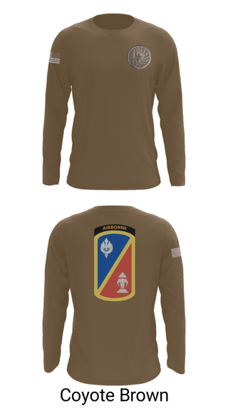 Long Sleeve Performance Shirt, 1st Det. Royal Lao Airborne, Army, Teamtime, Team time, sublimation, custom sports apparel, team uniforms, spirit wear, spiritwear, sports uniforms, custom shirts, team store, custom team store, fundraiser sports, apparel fundraiser