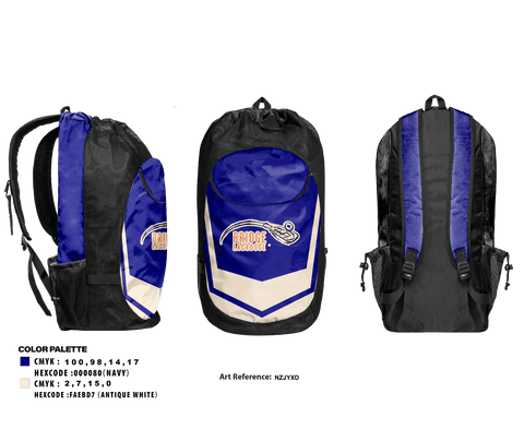 Gear Bag, Bridge, Men's Lacrosse, Teamtime, Team time, sublimation, custom sports apparel, team uniforms, spirit wear, spiritwear, sports uniforms, custom shirts, team store, custom team store, fundraiser sports, apparel fundraiser
