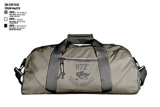 Duffle Bag, 872 Ground Ambulance, Army, Teamtime, Team time, sublimation, custom sports apparel, team uniforms, spirit wear, spiritwear, sports uniforms, custom shirts, team store, custom team store, fundraiser sports, apparel fundraiser