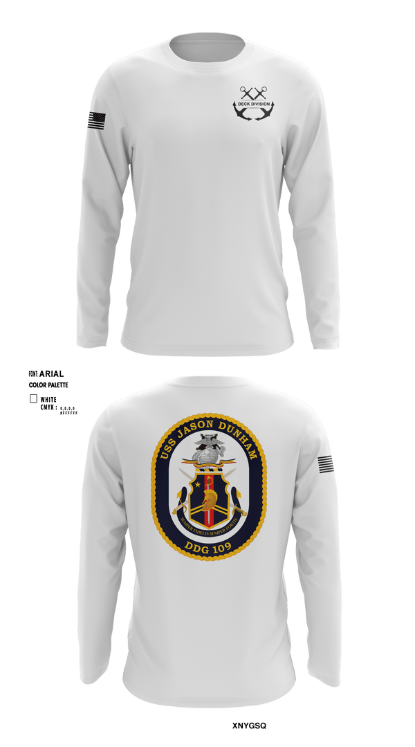 Long Sleeve Performance Shirt, Jason Dunham Deck Division, Navy, Teamtime, Team time, sublimation, custom sports apparel, team uniforms, spirit wear, spiritwear, sports uniforms, custom shirts, team store, custom team store, fundraiser sports, apparel fundraiser