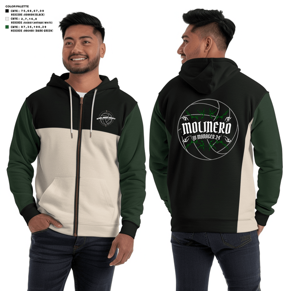 Zip Hoodie, Alisal High School, Men's Volleyball, Teamtime, Team time, sublimation, custom sports apparel, team uniforms, spirit wear, spiritwear, sports uniforms, custom shirts, team store, custom team store, fundraiser sports, apparel fundraiser