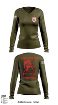 1/7 46871657 Women's Long Sleeve V-neck Shirt - 1