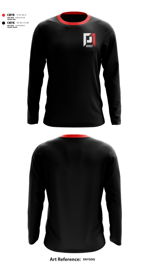 Long Sleeve Performance Shirt, Phase 1Sports Hawaii, Football, Teamtime, Team time, sublimation, custom sports apparel, team uniforms, spirit wear, spiritwear, sports uniforms, custom shirts, team store, custom team store, fundraiser sports, apparel fundraiser