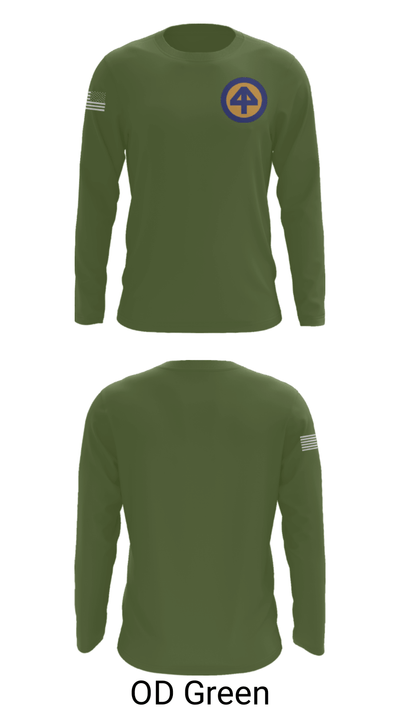 A CO 2-113th 30302510 Long Sleeve Performance Shirt - 46
