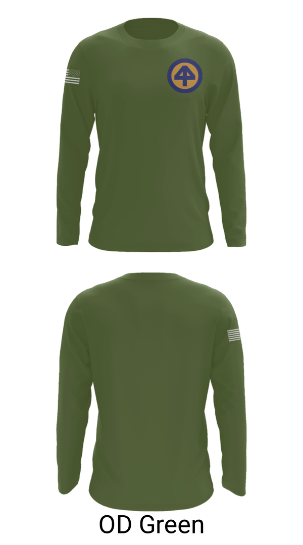 Long Sleeve Performance Shirt, A CO 2-113th, Army, Teamtime, Team time, sublimation, custom sports apparel, team uniforms, spirit wear, spiritwear, sports uniforms, custom shirts, team store, custom team store, fundraiser sports, apparel fundraiser