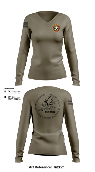 Nmcb22 88646093 Women's Long Sleeve V-neck Shirt - 101