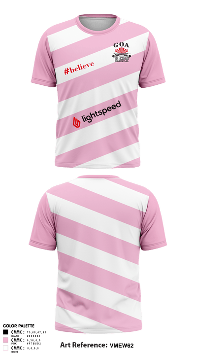 GOA Reds Field Hockey 60545174 Short Sleeve Performance Shirt - 1