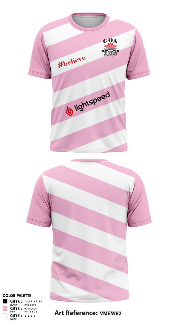 Short Sleeve Performance Shirt, GOA Reds Field Hockey, Field Hockey, Teamtime, Team time, sublimation, custom sports apparel, team uniforms, spirit wear, spiritwear, sports uniforms, custom shirts, team store, custom team store, fundraiser sports, apparel fundraiser