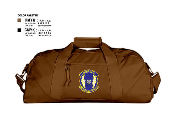 Duffle Bag, 51SFS Metal Tigers, Air Force, Teamtime, Team time, sublimation, custom sports apparel, team uniforms, spirit wear, spiritwear, sports uniforms, custom shirts, team store, custom team store, fundraiser sports, apparel fundraiser