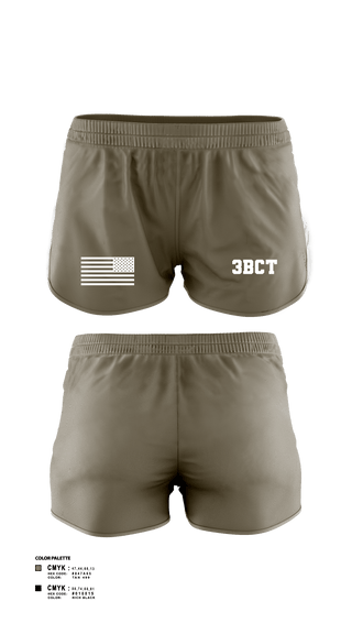 Women's Shorts, S2 HHC 3BCT, Army, Teamtime, Team time, sublimation, custom sports apparel, team uniforms, spirit wear, spiritwear, sports uniforms, custom shirts, team store, custom team store, fundraiser sports, apparel fundraiser