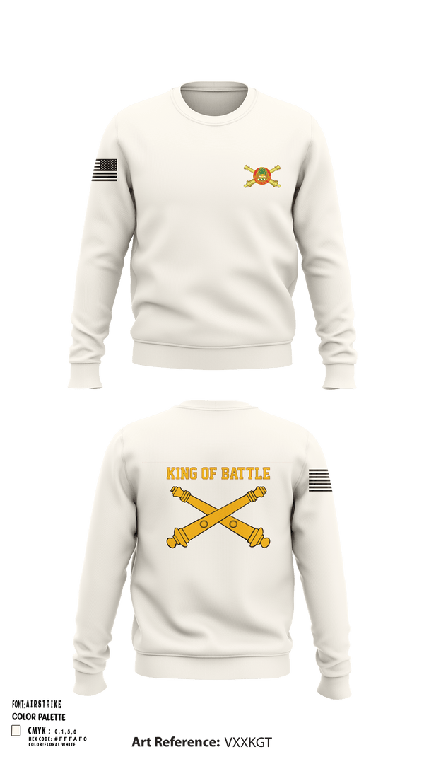 Crew Neck Sweatshirt, BN FDC 1-5 FA, Army, Teamtime, Team time, sublimation, custom sports apparel, team uniforms, spirit wear, spiritwear, sports uniforms, custom shirts, team store, custom team store, fundraiser sports, apparel fundraiser