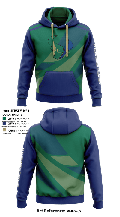 La Costa Canyon High School Volleyball 91321969 Hoodie - 1