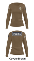 Miami Police Department 88232990 Women's Long Sleeve V-neck Shirt - 16