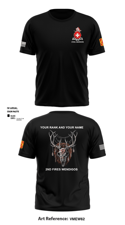 Bravo 1st BN 14th FAR 722916 Short Sleeve Performance Shirt - 1