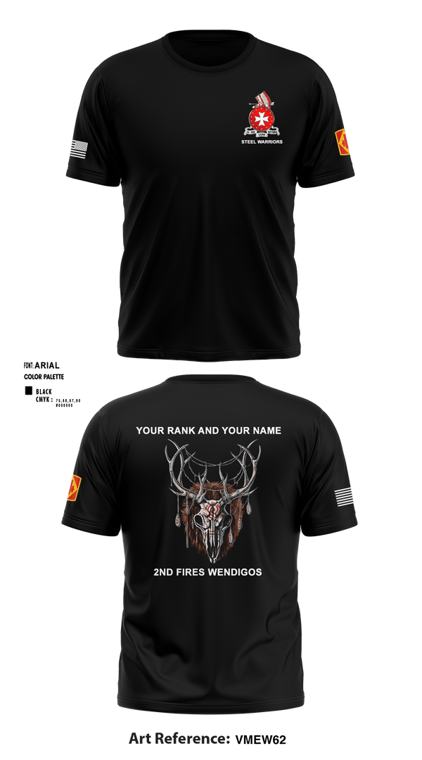 Short Sleeve Performance Shirt, Bravo 1st BN 14th FAR, Army, Teamtime, Team time, sublimation, custom sports apparel, team uniforms, spirit wear, spiritwear, sports uniforms, custom shirts, team store, custom team store, fundraiser sports, apparel fundraiser
