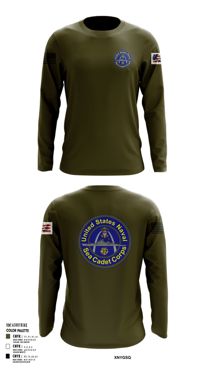 Battleship misssouri 47283625 Long Sleeve Performance Shirt - 135