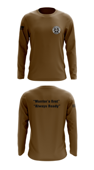 Long Sleeve Performance Shirt, Warrior battalion, Army, Teamtime, Team time, sublimation, custom sports apparel, team uniforms, spirit wear, spiritwear, sports uniforms, custom shirts, team store, custom team store, fundraiser sports, apparel fundraiser