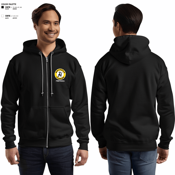 Zip Hoodie, Cleveland heights, Football, Teamtime, Team time, sublimation, custom sports apparel, team uniforms, spirit wear, spiritwear, sports uniforms, custom shirts, team store, custom team store, fundraiser sports, apparel fundraiser