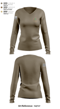 Alabama-Coushatta Wildland Fire Management 34946302 Women's Long Sleeve V-neck Shirt - 1