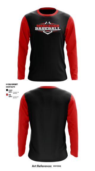 Long Sleeve Performance Shirt, Mercedes Baseball Academy, Baseball, Teamtime, Team time, sublimation, custom sports apparel, team uniforms, spirit wear, spiritwear, sports uniforms, custom shirts, team store, custom team store, fundraiser sports, apparel fundraiser