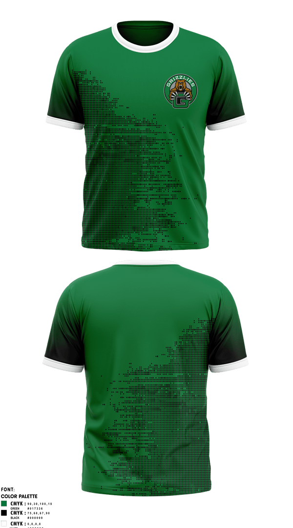 Short Sleeve Performance Shirt, Grizzlies, Women's Soccer, Teamtime, Team time, sublimation, custom sports apparel, team uniforms, spirit wear, spiritwear, sports uniforms, custom shirts, team store, custom team store, fundraiser sports, apparel fundraiser