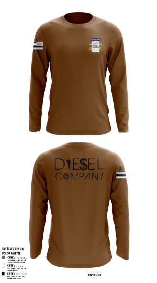 Long Sleeve Performance Shirt, Delta Company, National Guard, Teamtime, Team time, sublimation, custom sports apparel, team uniforms, spirit wear, spiritwear, sports uniforms, custom shirts, team store, custom team store, fundraiser sports, apparel fundraiser