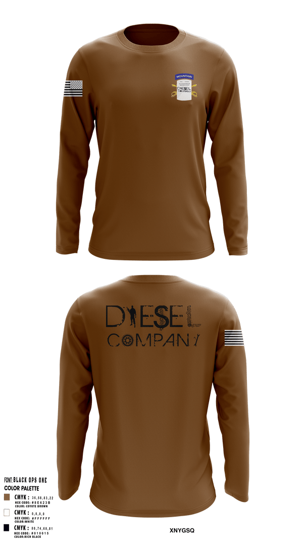 Long Sleeve Performance Shirt, Delta Company, National Guard, Teamtime, Team time, sublimation, custom sports apparel, team uniforms, spirit wear, spiritwear, sports uniforms, custom shirts, team store, custom team store, fundraiser sports, apparel fundraiser