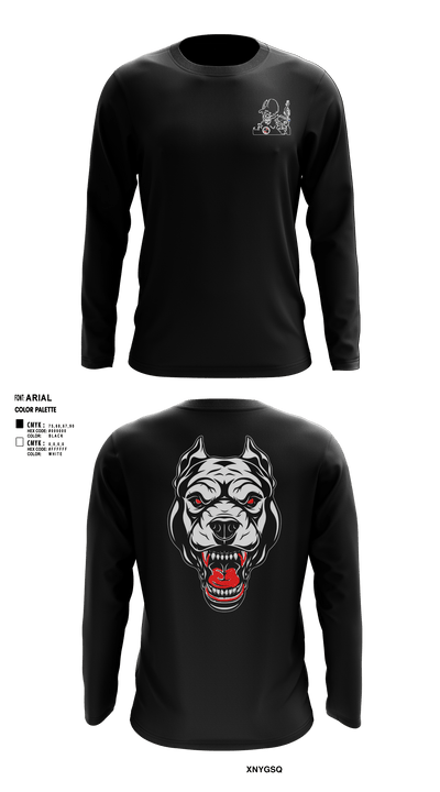 Oscar Golf Charlie Tango 89786758 Long Sleeve Performance Shirt - 10