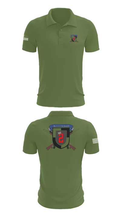 2nd Battalion 43692183 Short Sleeve Performance Polo - 47
