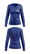 undefined Women's Long Sleeve V-neck Shirt - 5