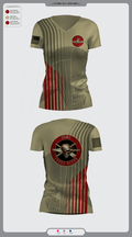 2nd Force Reconnaissance 94860325 Women's Short Sleeve V-neck Shirt - 2