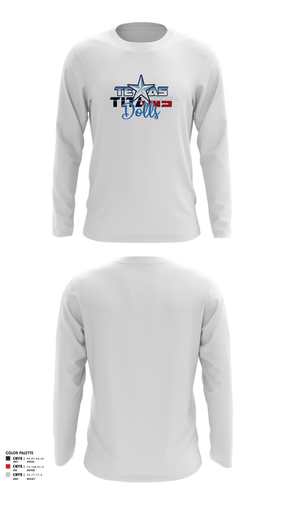 Texas Titans Youth Football 17189264 Long Sleeve Performance Shirt - 14