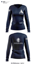 Tooele Army Depot, LESD Police 50282354 Women's Long Sleeve V-neck Shirt - 1