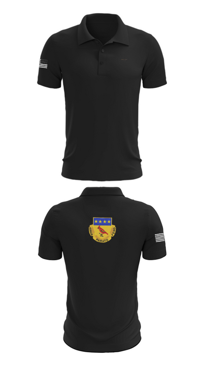 Alpha BTRY 2/138th FA 84014015 Short Sleeve Performance Polo - 26