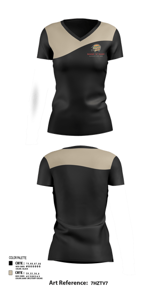 Women's Short Sleeve Vneck Shirt, Smash N Dash, , Teamtime, Team time, sublimation, custom sports apparel, team uniforms, spirit wear, spiritwear, sports uniforms, custom shirts, team store, custom team store, fundraiser sports, apparel fundraiser