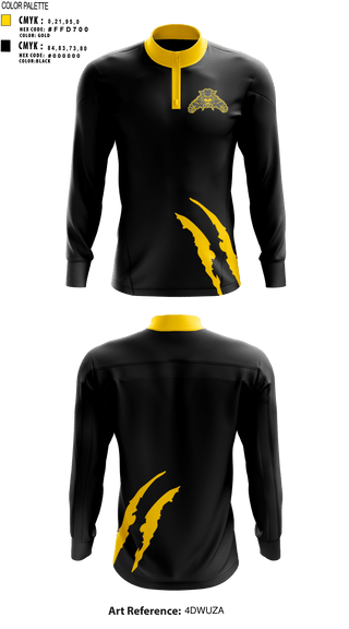 Quarter Zip Jacket, KLM COUGARS, Football, Teamtime, Team time, sublimation, custom sports apparel, team uniforms, spirit wear, spiritwear, sports uniforms, custom shirts, team store, custom team store, fundraiser sports, apparel fundraiser