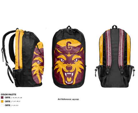 Gear Bag, Colonie Central High School Volleyball, Women's Volleyball, Teamtime, Team time, sublimation, custom sports apparel, team uniforms, spirit wear, spiritwear, sports uniforms, custom shirts, team store, custom team store, fundraiser sports, apparel fundraiser