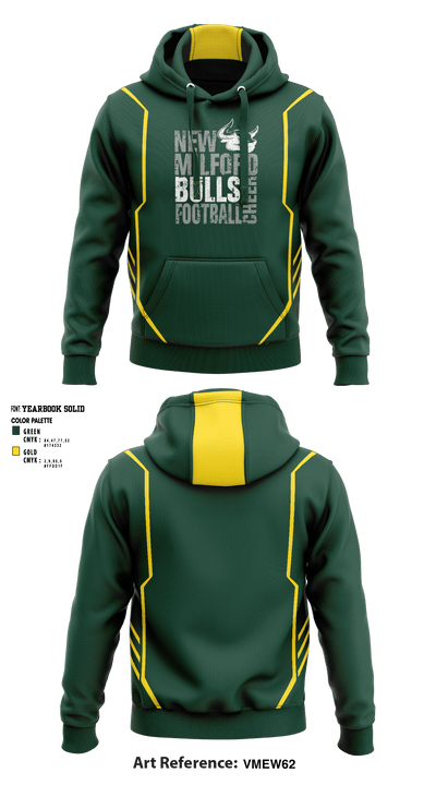 New Milford Bulls Football And Cheerleading 19489077 Hoodie - 6