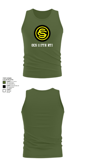 Tank Top, OCS 117th RTI, National Guard, Teamtime, Team time, sublimation, custom sports apparel, team uniforms, spirit wear, spiritwear, sports uniforms, custom shirts, team store, custom team store, fundraiser sports, apparel fundraiser
