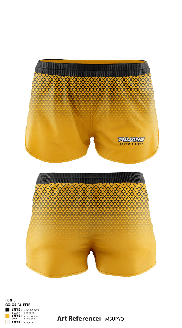 Track Shorts, Trojans, Track & Field, Teamtime, Team time, sublimation, custom sports apparel, team uniforms, spirit wear, spiritwear, sports uniforms, custom shirts, team store, custom team store, fundraiser sports, apparel fundraiser