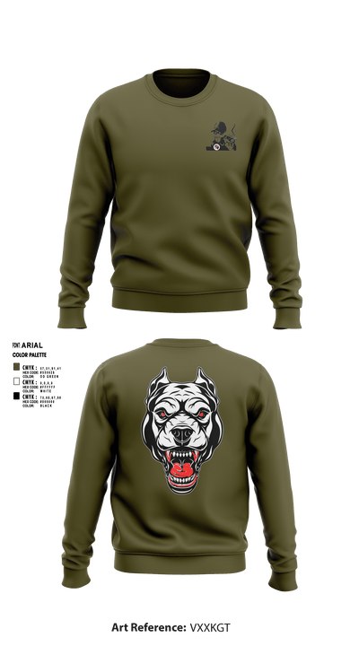 Oscar Golf Charlie Tango 89786758 Crew Neck Sweatshirt - 9