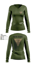Ghost Frogs 23305711 Women's Long Sleeve V-neck Shirt - 9
