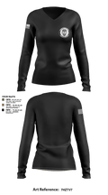R2 Performance center 32912222 Women's Long Sleeve V-neck Shirt - 9