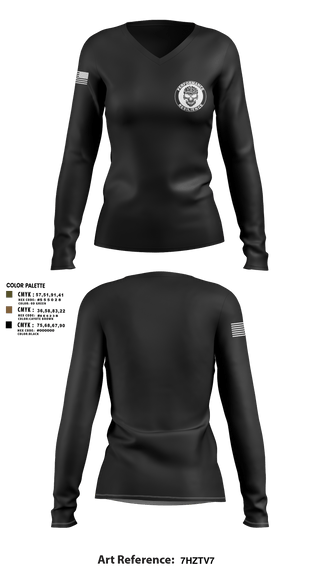 Women's Long Sleeve Vneck Shirt, R2 Performance center, Army, Teamtime, Team time, sublimation, custom sports apparel, team uniforms, spirit wear, spiritwear, sports uniforms, custom shirts, team store, custom team store, fundraiser sports, apparel fundraiser